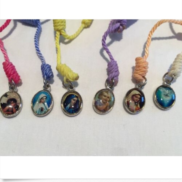 SET of 3 *1st Communion* Decenario Charm Bracelets - Picture 7 of 8